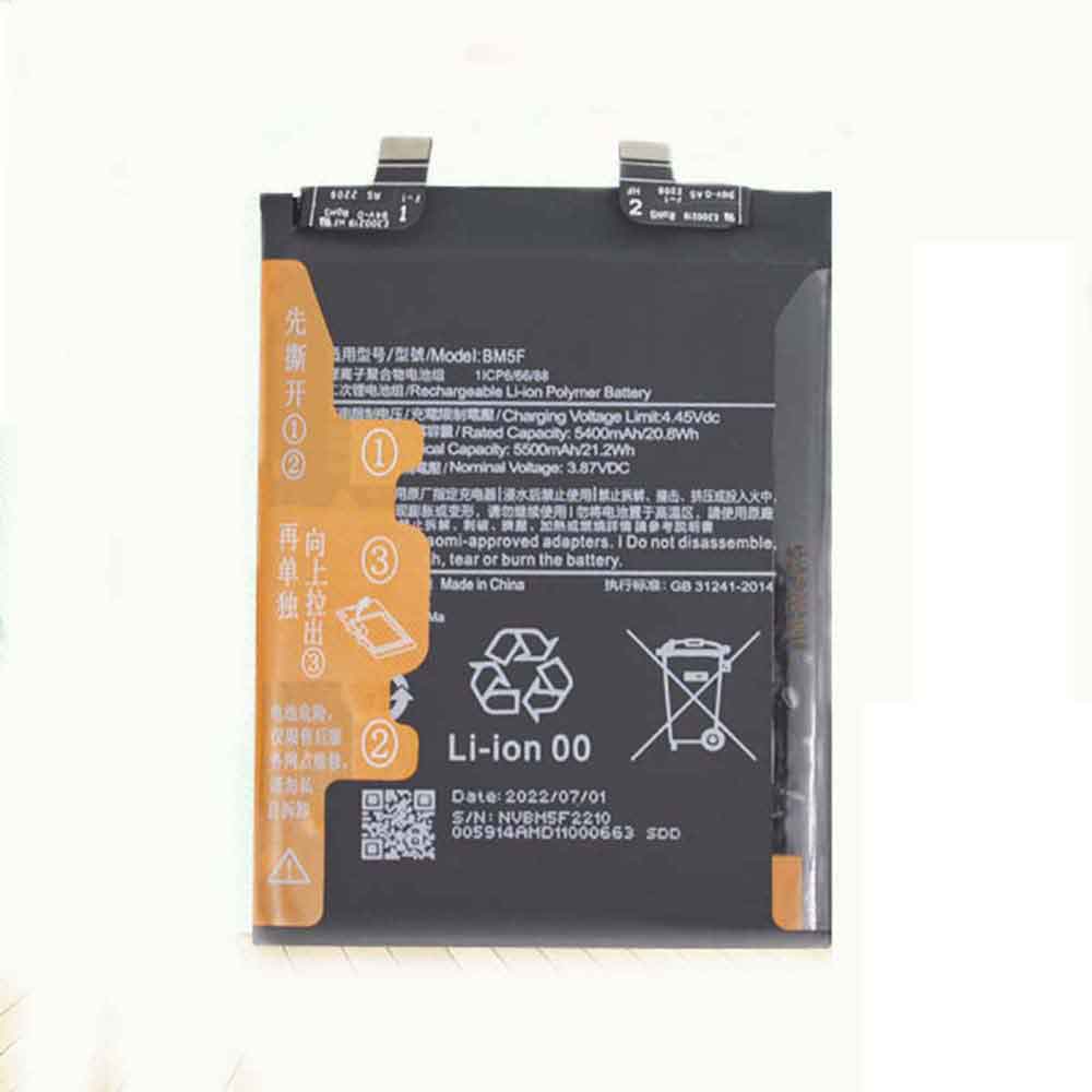 Batería para XIAOMI Mi-CC9-Pro/xiaomi-bm5f
